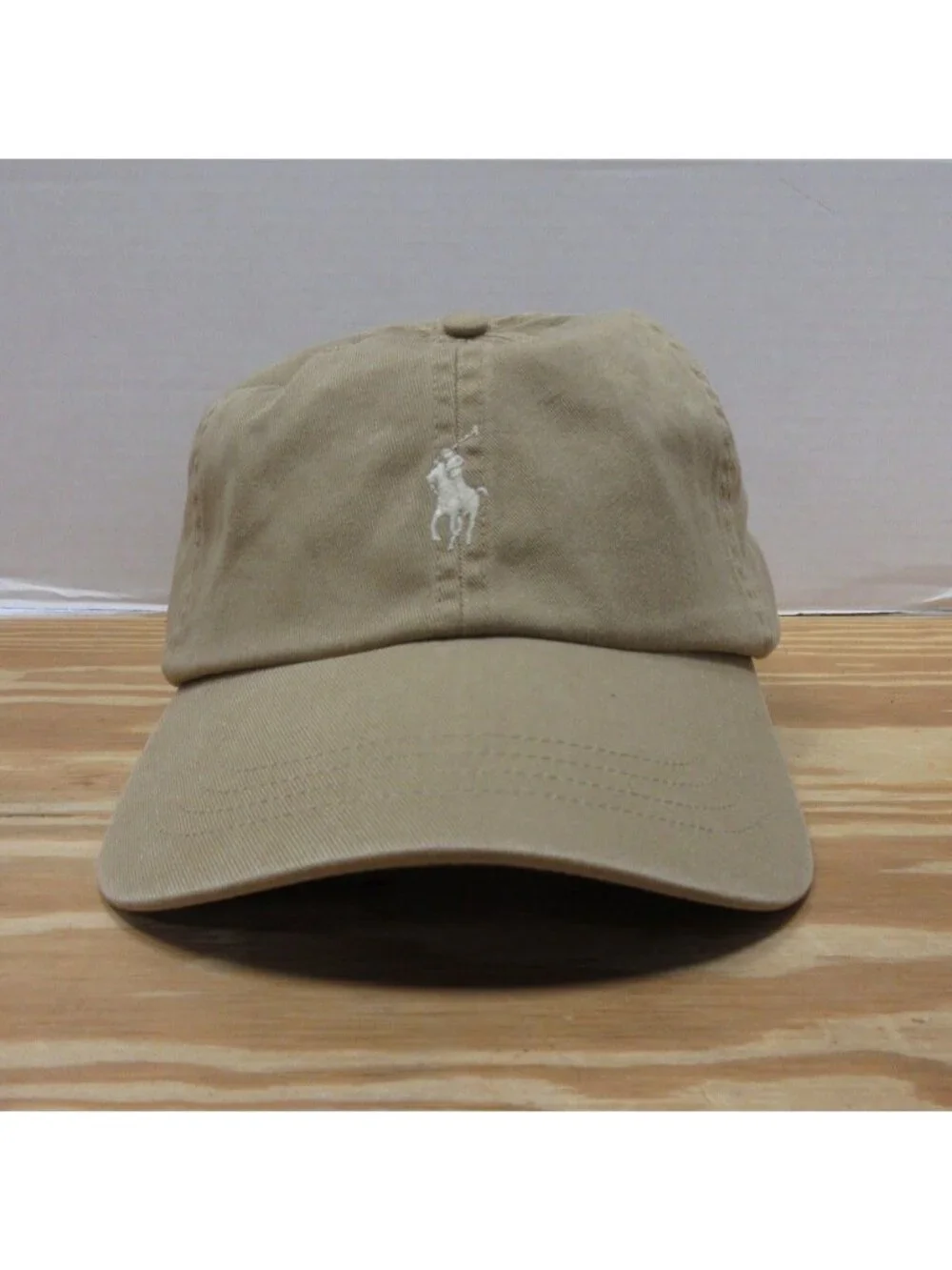 Polo Ralph Lauren Hat Cap Strapback Tan Adjustable Pony Logo Heritage